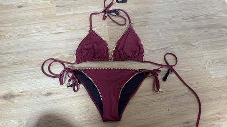 Bikini Weinrot 
