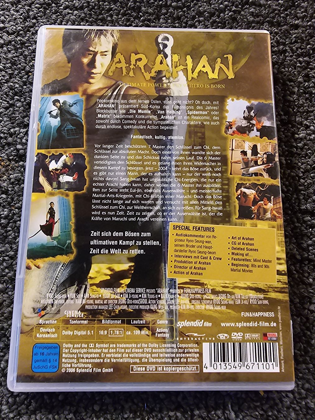 Tutti i DVDs: ARAHAN (20766) – Usato da Ruswil venduto da jan_bxl5 1