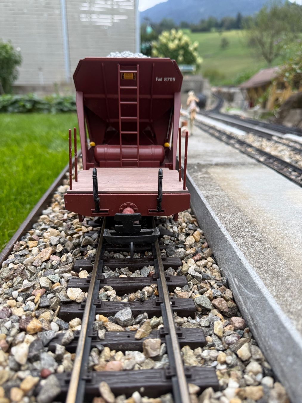 LGB Modellini di ferrovie: RhB Schotterwagen – Usato da Kägiswil venduto da Bee79 2