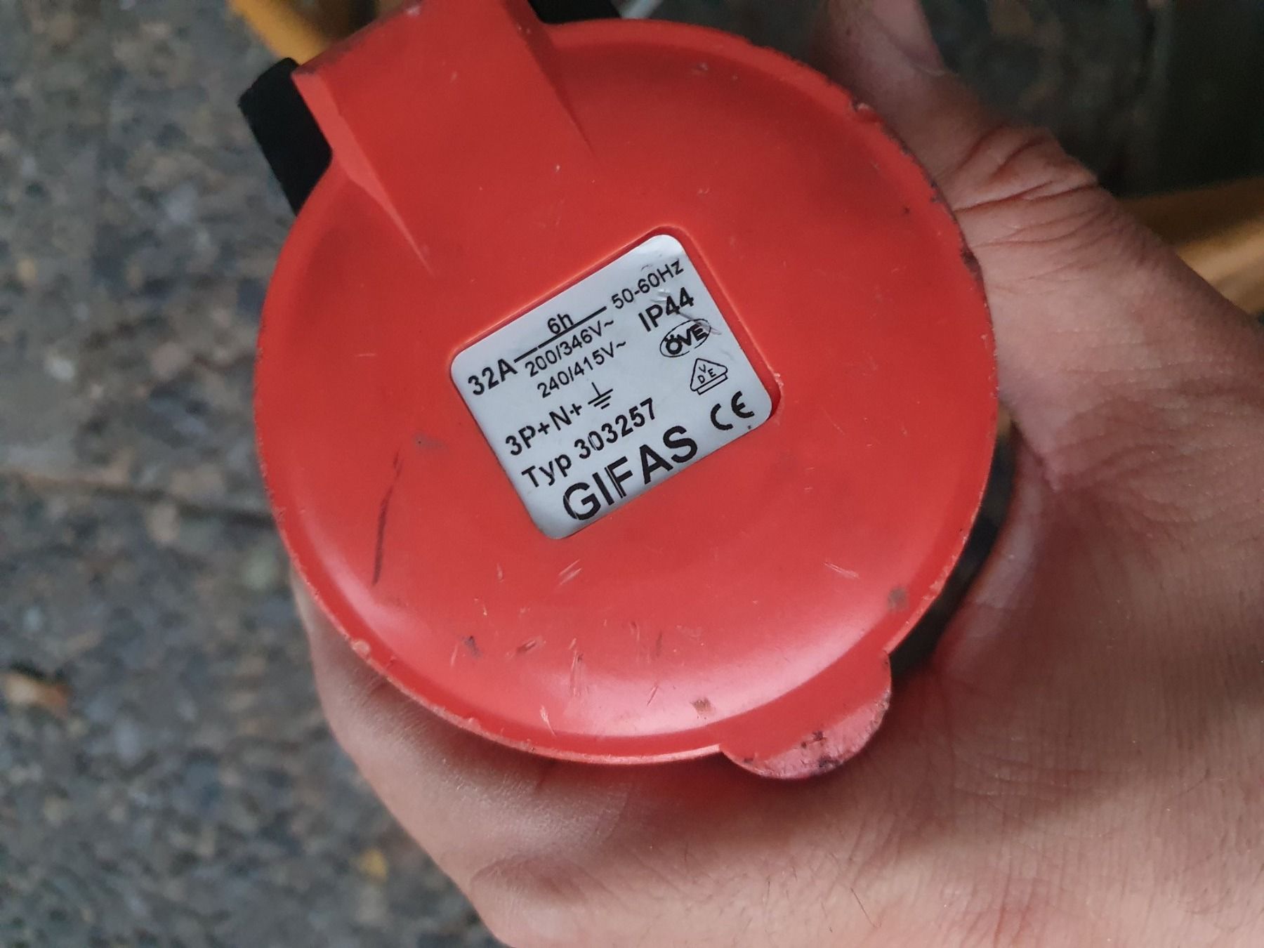 GIFAS Elettrotecnica: Baustromverteiler Lade- Stromverteiler Typ 2516 32A 40a – Usato da Zürich venduto da eymen20 3
