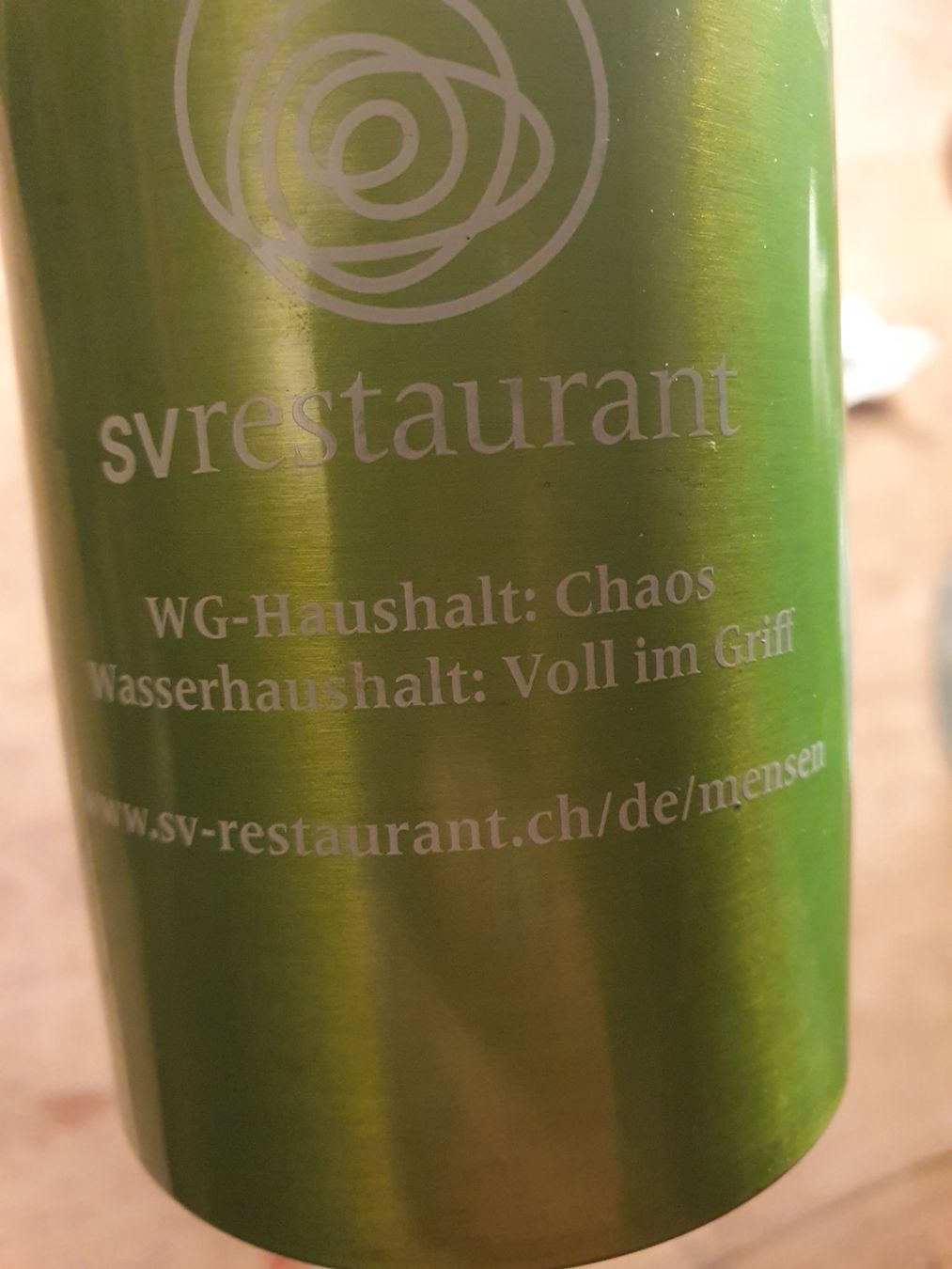 Borracce & Thermos: Trinkflasch Alu Svrestaurant ca 0.5L – Usato da Zürich venduto da loosebone 1