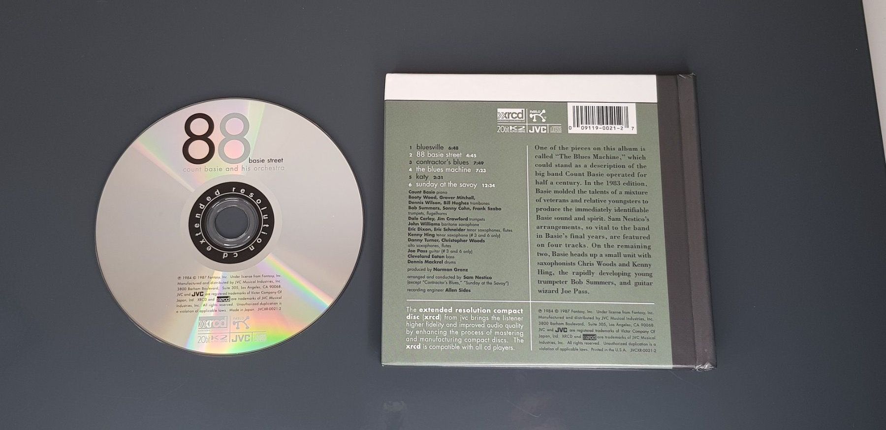 CD: JVCXR CD Count Basie 88 Basie Street – Usato da Esslingen venduto da Sascha011113 1