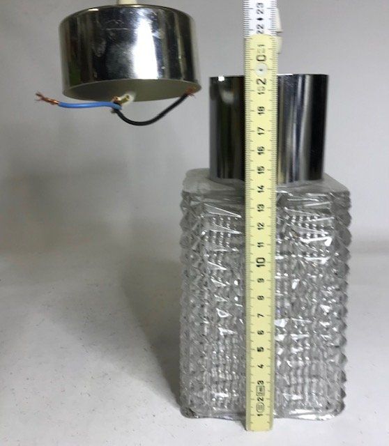 Kronleuchter & Deckenlampen: Hängelampe Zylinder aus Pressglas – Gebraucht aus Zürich von gigimai67 4