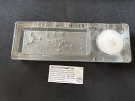 Glas Hergiswil Cannello Fiore Splitterstruktur