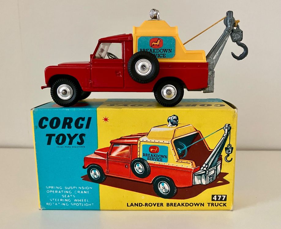 CORGI TOYS LAND ROVER Cage animaux éléphant cirque CHIPPERFIELDS no dinky pinder