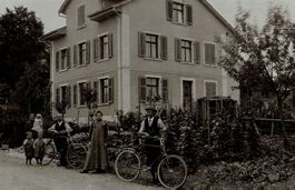 MÖNCHWEILEN TG gel. 1908! Toll belebte AK! Privataufnahme!