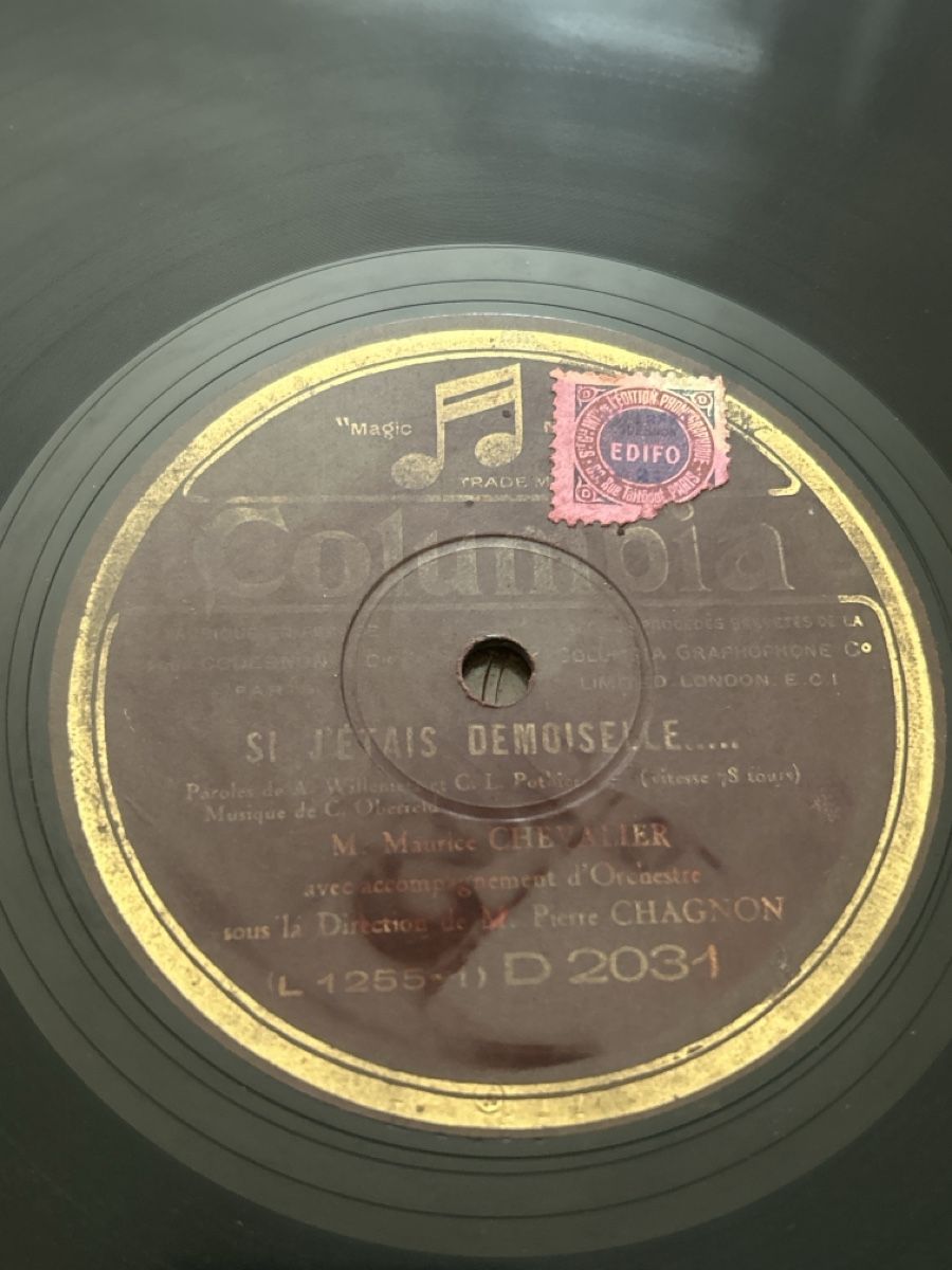 Dischi in vinile: 5 Schellackplatten Maurice CHEVALIER – Usato da Biel/Bienne venduto da NitnelavV 4