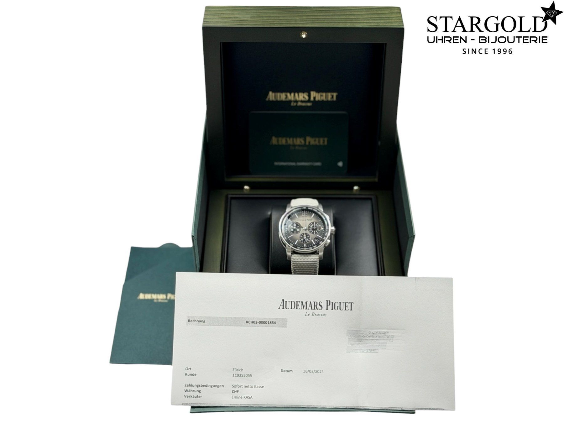 Audemars Piguet Orologi: Audemars Piguet Code 11.59 Chronograph  26393NB.OO.A002KB.01 – Usato da Zürich venduto da Stargold-Uhren 9