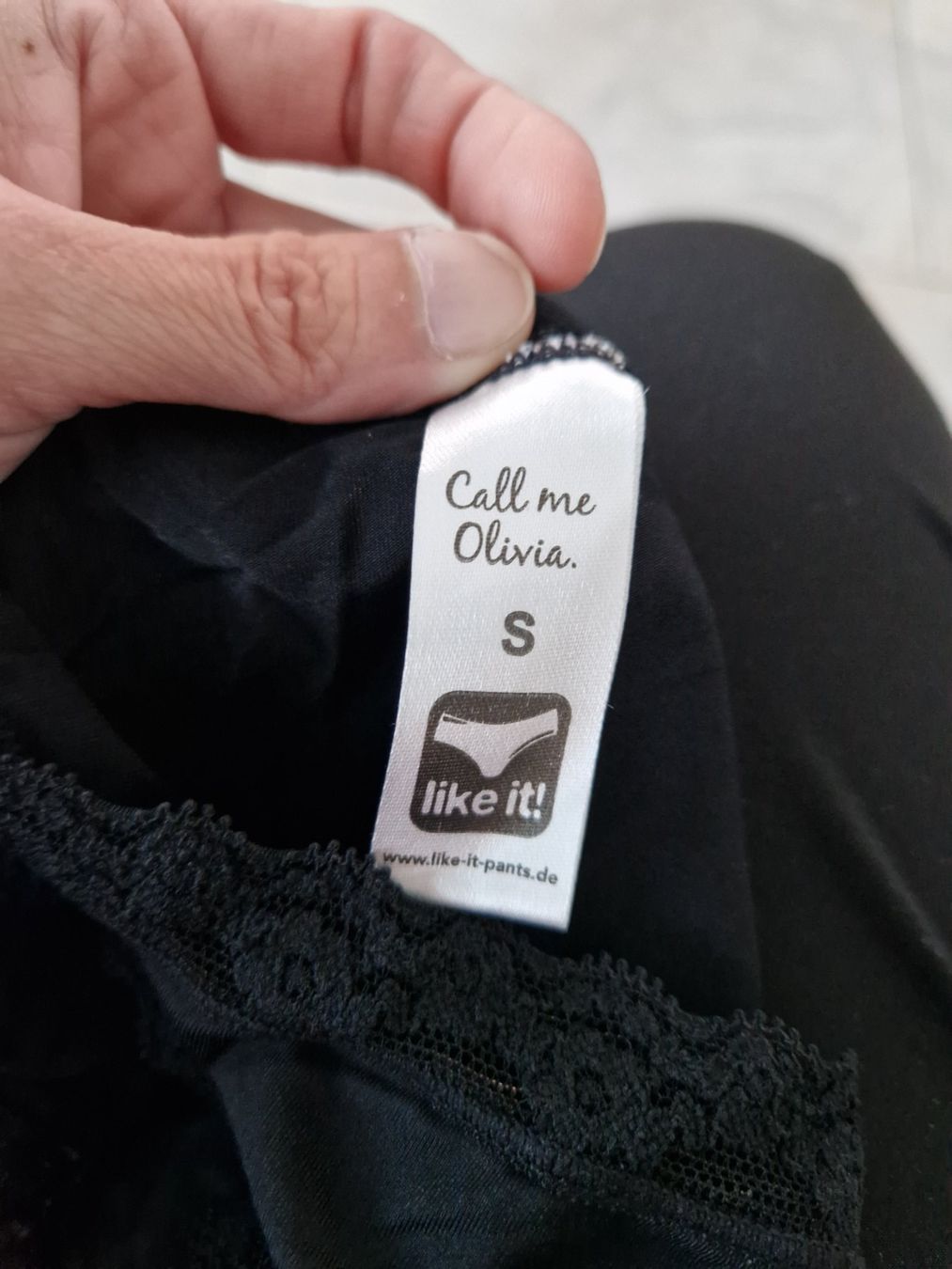 Sonstige Unterwäsche: Call me Olivia Slip schwarz Grösse S – Gebraucht aus Niederrohrdorf von Miripfiri 1