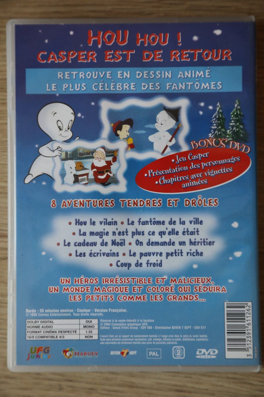 Tutti i DVDs: Lot de 5 DVDs   CASPER             en français – Usato da Porrentruy venduto da tupatup 4