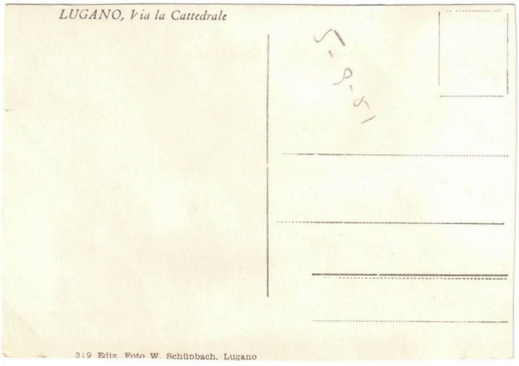 Cartoline postali: Lugano - Standseilbahn Stazione – Usato da Binningen venduto da Mountainrider 1