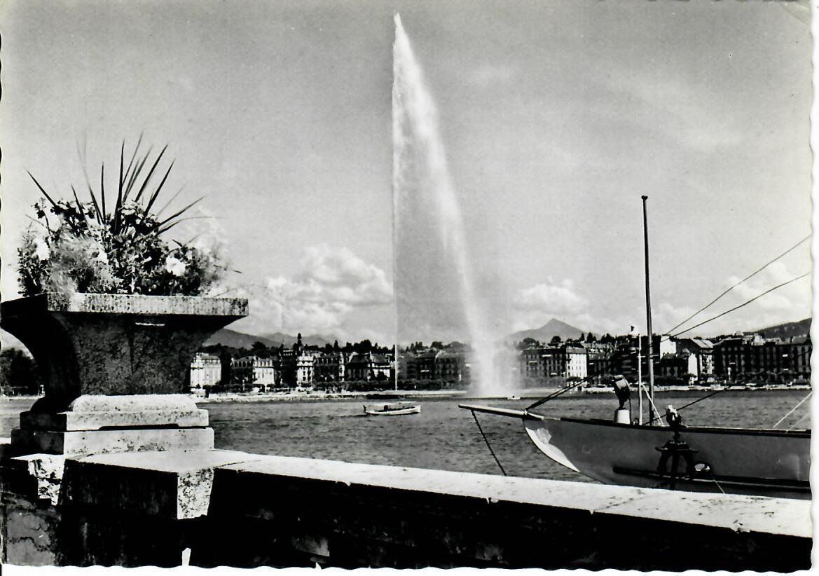 Ansichtskarten: Genève  1958 – Gebraucht aus Hochdorf von Ziegel-16