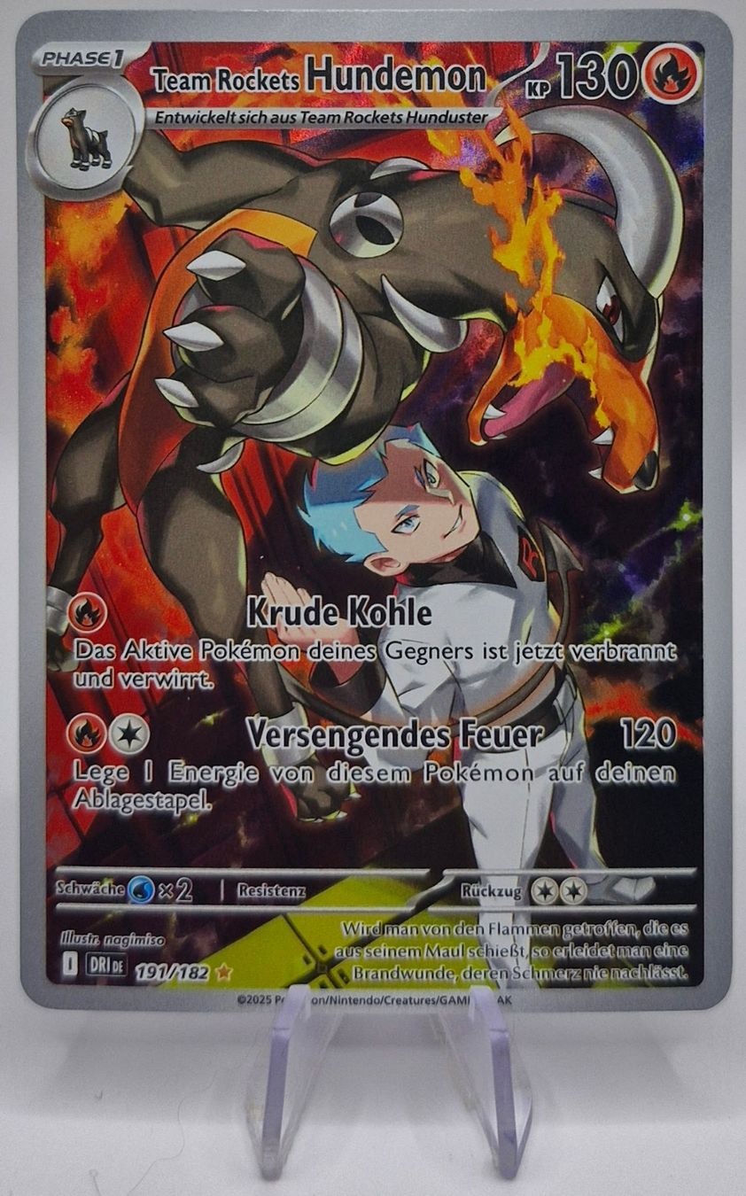 Pokémon Sammelbilder & Trading cards: Team Rockets Hundemon / Houndoom / Ewige Rivalen / DRI 191 – Neu (gemäss Beschreibung) aus Arni AG von PokemonCardsStore