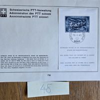 PTT Briefmarken Block 1945 Kriegsgeschädigte Top..