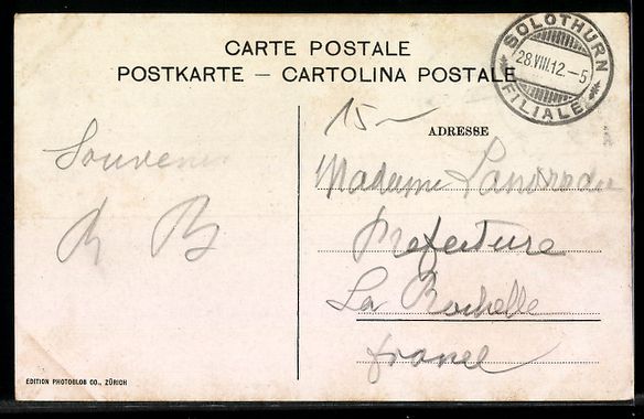 Cartoline postali: AK Solothurn, Hauptgasse – Usato da Berlin venduto da bartko-reher 1