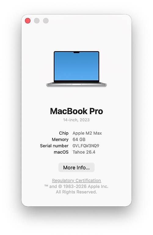 Notebook: MacBook Pro M2 Max - 64GB RAM - 1TB - 12 Core - 30 Core GPU – Usato da Zürich venduto da Phippolino 4