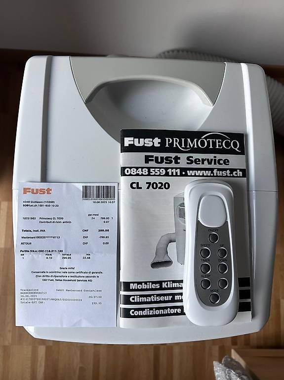 Condizionatori: Condizionatore portatile Primotecq CL 7020 – Usato da olivone venduto da Carolina124 1