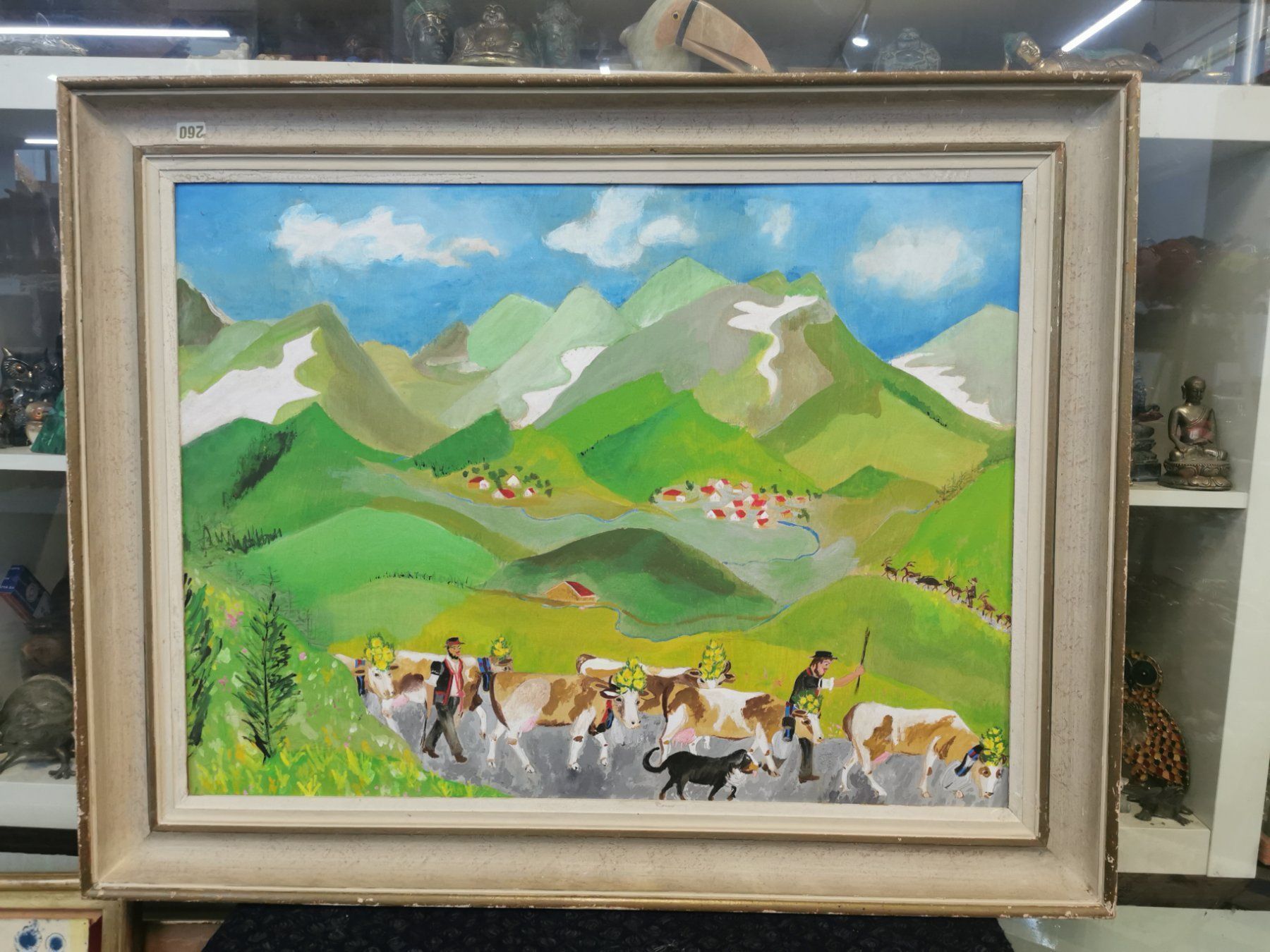 Dipinti: HUILE SUR PANNEAU – Usato da Genève venduto da Qanil77