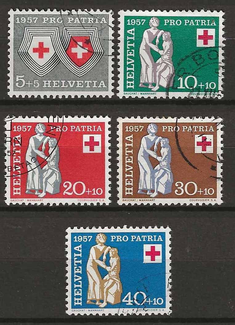 Tous les timbres: PP057 - Pro Patria 1957 obl. – D'occasion à Trélex par Phil_Albert