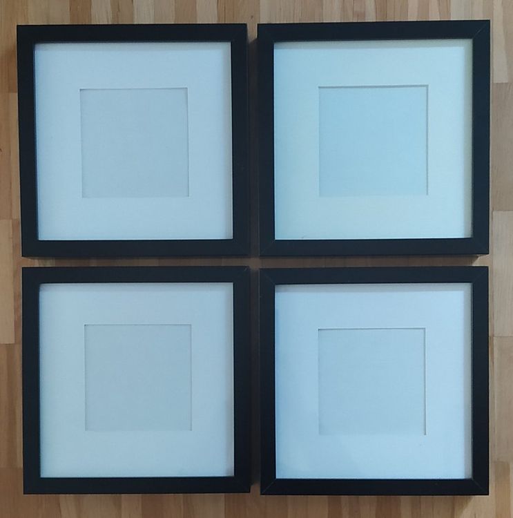 4 x IKEA RIBBA 23x23cm Bilderrahmen (Schwarz) | Kaufen auf Ricardo