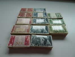 Nr. 216-218 gestempelt SBK über  Fr. 4100.-