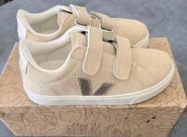 ✨ NEUVES : Baskets VEJA T. 33 - 2 Scratchs - Beige & Doré