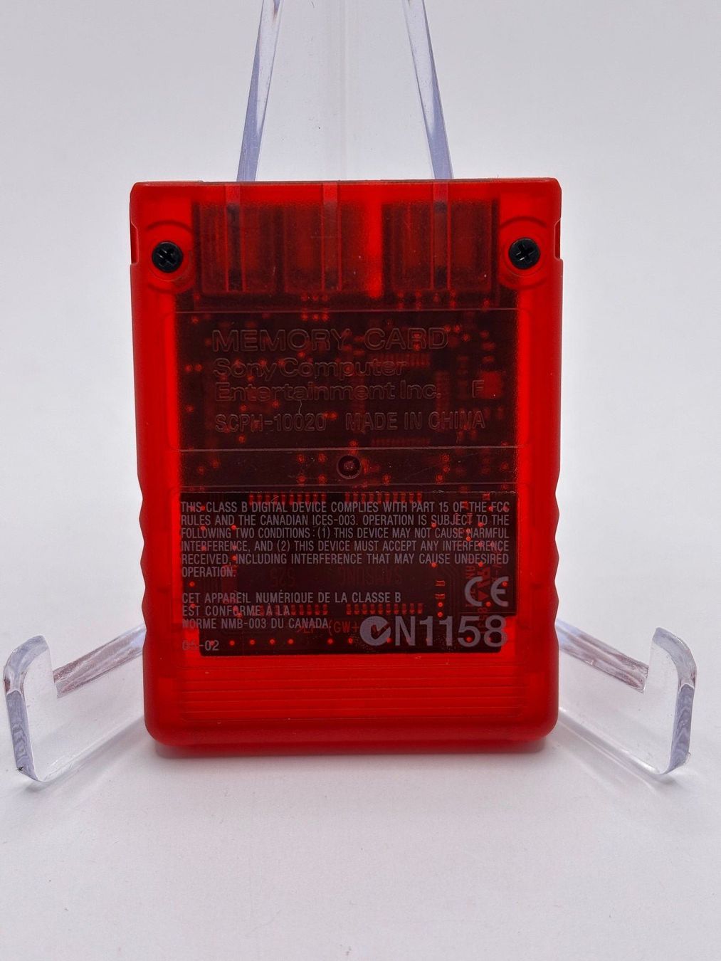 Sony Memory unit & Memory card: PS2 - Memorycard - MagicGate - rot – Usato da Allschwil venduto da Bullach 1