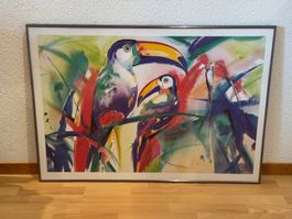 Kunstdruck, Reproduktion von Alfred Göckel (?), 100x70cm