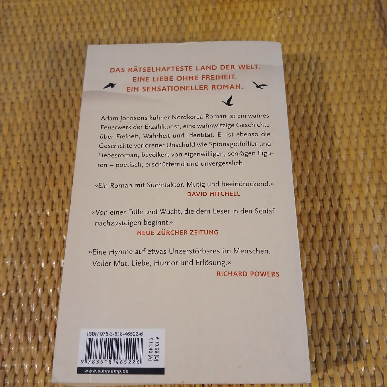 Libri: Das geraubte Leben des Waisen Jun Do Roman – Usato da Wädenswil venduto da LeTroedel 2