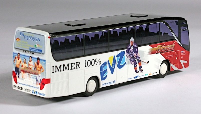 AWM Modellautos: 1:87 AWM - Gössi Horw LU «EVZ immer 100» Setra S 415 HD – Neu (gemäss Beschreibung) aus Ebikon von Cocorica 1