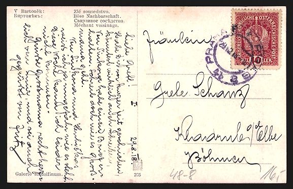 Cartoline postali: Böse Nachbarschaft, Leierkastenmann als – Usato da Berlin venduto da bartko-reher 1