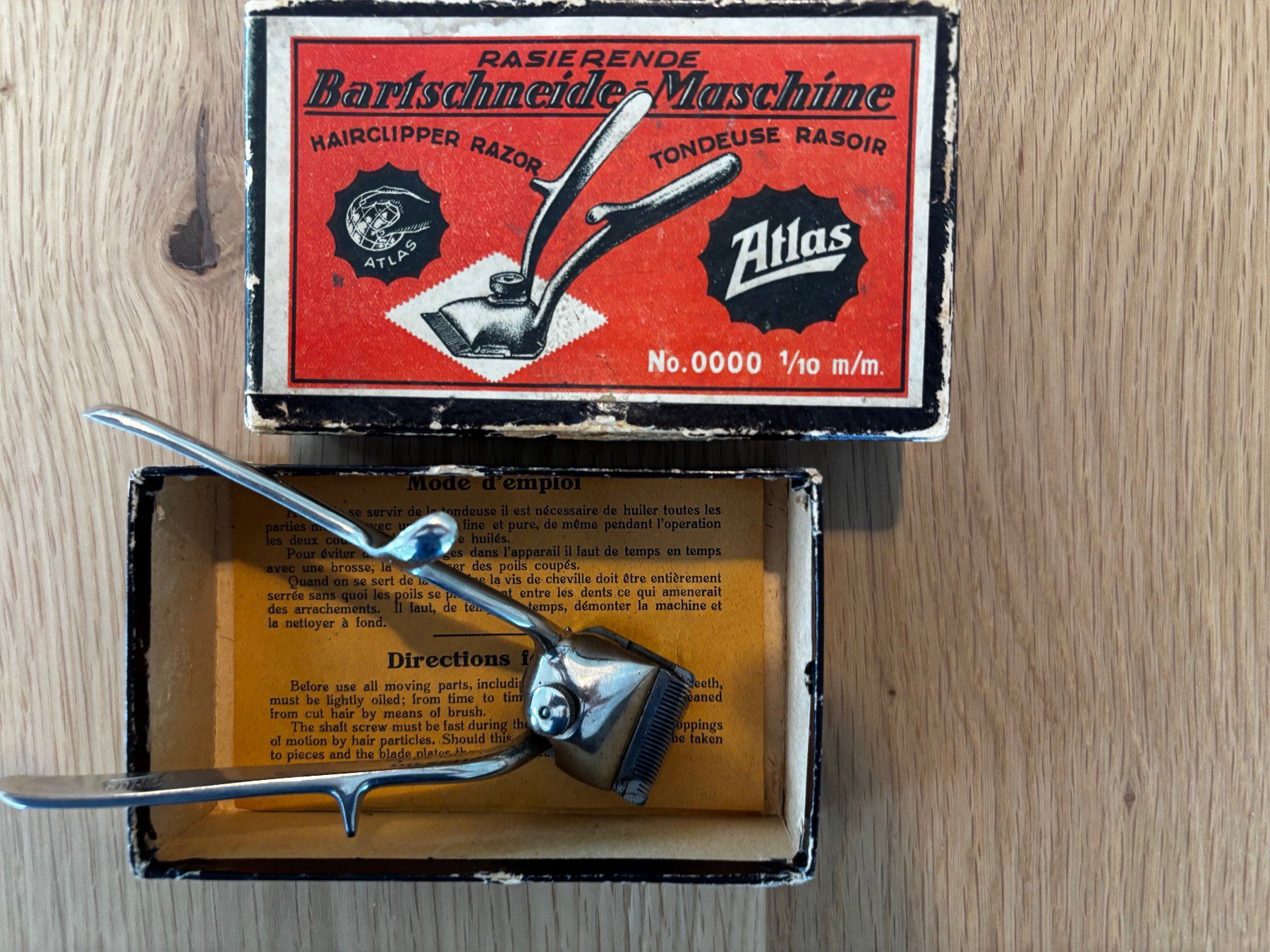 Schneiden: Antike BARTSCHNEIDE-MASCHINE – Gebraucht aus Büetigen von castellino 4