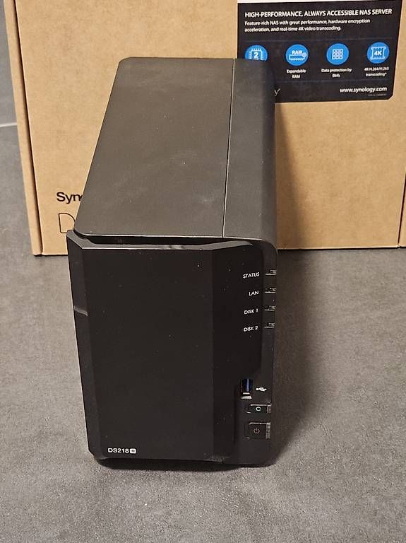 Synology Server: Synology DS218+ NAS, ohne Festplatten – Gebraucht aus Grosswangen von GeorgeMaharis 1