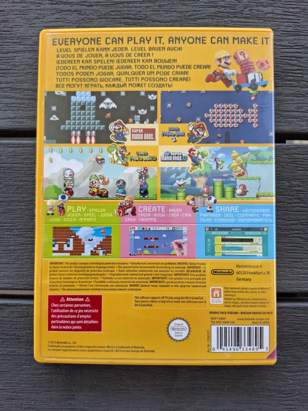 Nintendo Giochi: Super Mario Maker - Nintendo Wii U - Bon état – Usato da Courroux venduto da dod_2pxr 2