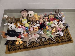 Grosse Sammlung Stofftiere (46 Stk.)