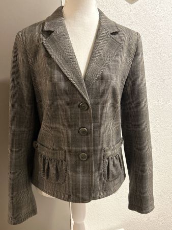 Eleganter Damen Blazer braun kariert AVANT Premiere Gr. 38