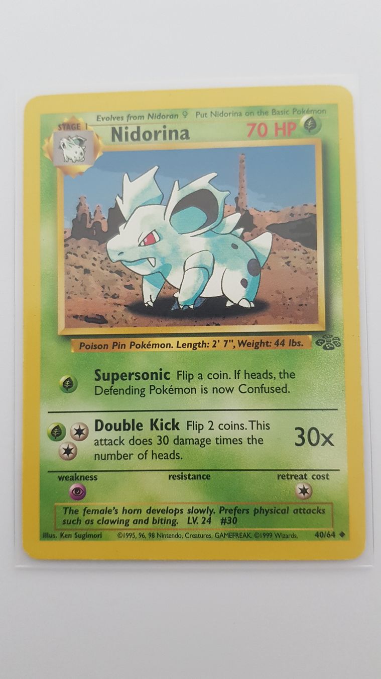 Pokémon Carte collezionabili: Jungle - 40 - Nidorina – Usato da Neuchâtel venduto da bilao
