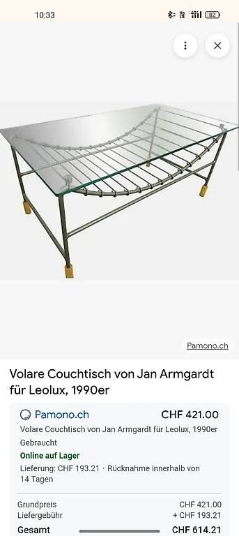 Leolux Tavoli: Leolux vintage Couchtisch Retro Design – Usato da Winterthur venduto da style-and-design.zrh 9