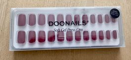 Doonails Soft Gel Press Ons – Short Square - Bubblegum