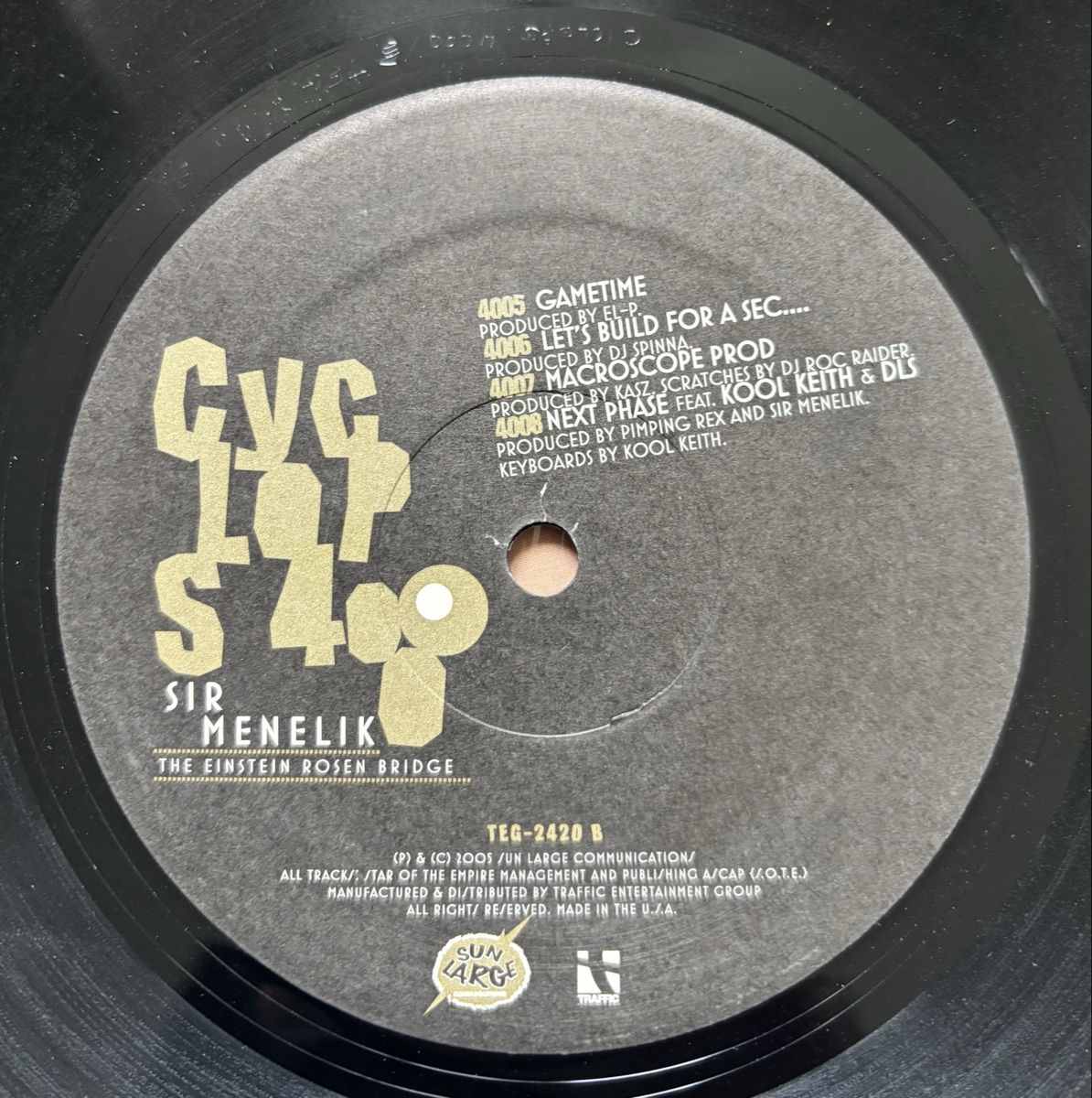 Schallplatten: Cyclops 4000 / Sir Menelik - The Einstein Rosen Bridge 2xLP – Gebraucht aus Neuchâtel von Deivid2 2