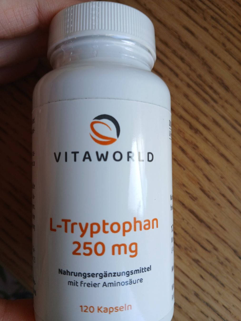 Cibi & Specialità: L-Tryptophan 250 mg, Vitaworld – Nuovo e nell'imballaggio originale da Zürich venduto da lauravanessa