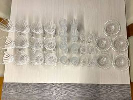 Set de verres anciens bien conservés