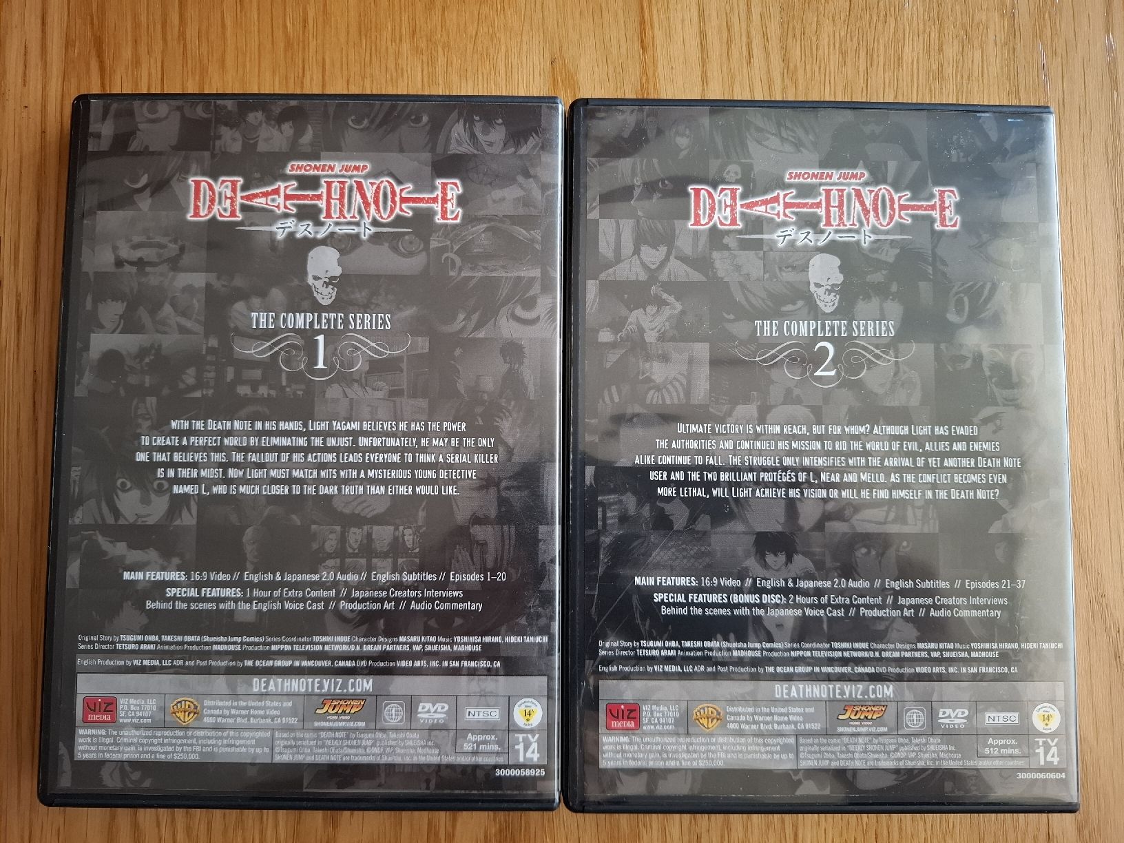 Tutti i DVDs: Death Note The Complete Series DVD Box Set gebraucht – Usato da Winterthur venduto da MaaKath 3