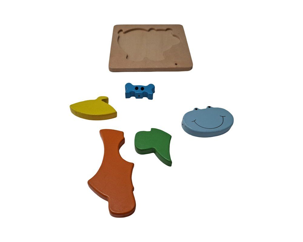 Puzzle: Holzsteckpuzzle Nilpferd – Usato da Wil SG venduto da Restwert_Wil 1