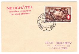 Lettre de Neuchâtel BPA A280 pour Lausanne le 30.VII.39