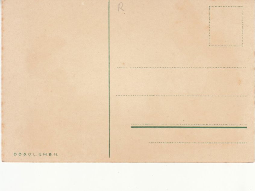 Cartoline postali: Humorkarte ... sitzen lassen, ca. 1920 – Usato da Bürglen TG venduto da StampGraf 1