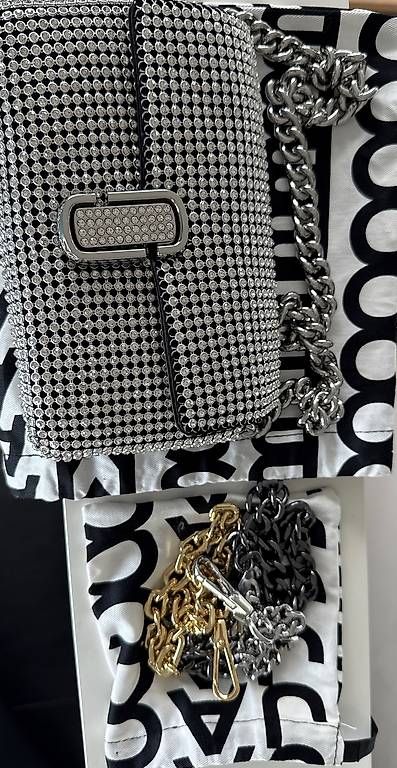 Taschen für Damen: MARC JACOBS THE J MARC MINI EMBELLISHED SHOULDER BAG – Gebraucht aus Herisau von LoKeRiVE 1