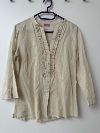 Damen Bluse Suzanna beige Baumwolle Grösse S gebraucht
