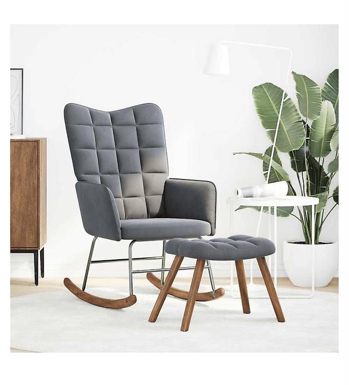 Vidaxl Chaises: Schaukelstuhl mit Hocker – D'occasion à Glattbrugg par Natalia.zueri
