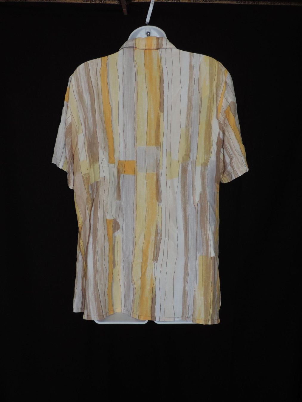 Blusen: chemise rayures jaune orange gris – Gebraucht aus Genève von Axelle333 7